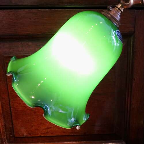 Victorian style brass table lamp