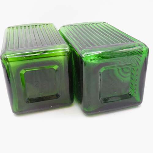 A near pair of chemist's Poison bottles