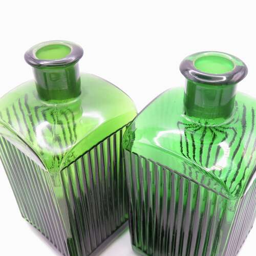 A near pair of chemist's Poison bottles