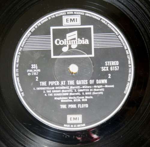 Pink Floyd 1967 Piper At The Gates of Dawn