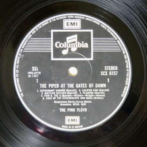 Pink Floyd 1967 Piper At The Gates of Dawn
