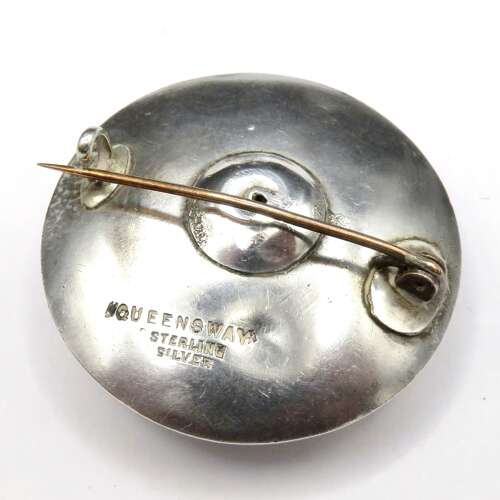 Arts & Crafts Queensway Silver Enamel Brooch