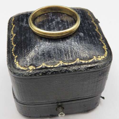 22ct Gold Wedding Band Ring 1932 Size N