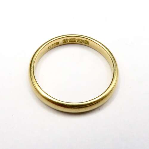 22ct Gold Wedding Band Ring 1932 Size N