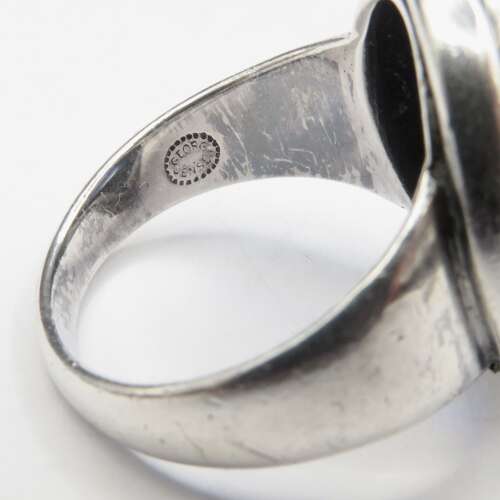 Georg Jensen silver ring 46A by Harald Nielsen