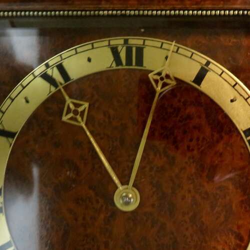Asprey London Walnut Eight Day Wall Clock