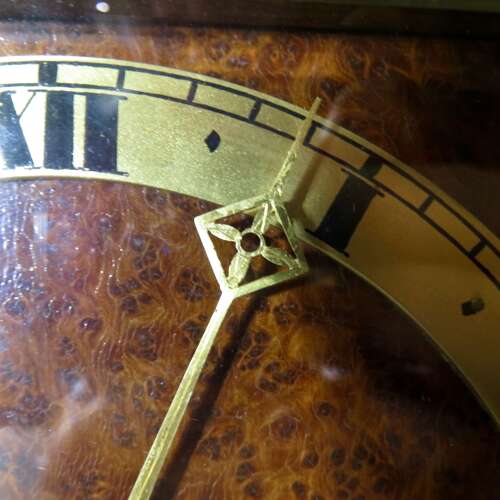 Asprey London Walnut Eight Day Wall Clock