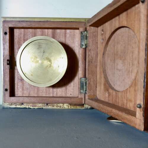 Asprey London Walnut Eight Day Wall Clock